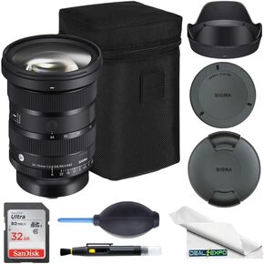 Sigma 24-70mm f/2.8 DG DN II Art Lens for Sony E with Deal-Expo Basic Bundle...