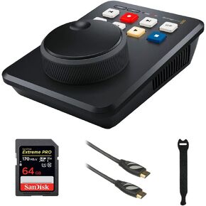 Blackmagic Design HyperDeck Shuttle HD Bundle with 64GB Extreme PRO Memory Card, Pearstone 6' HDMI Cable with Ethernet and 10-Pack Straps