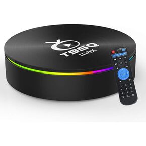 Android 9.0 TV Box T95Q max Amlogic S905X3 with 4GB RAM 32GB ROM 4K Ultra HD H.265 Dual Band WiFi BT 4.0 Media Box 2.4/5Ghz WiFi 100M LAN