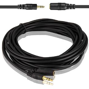 1.5M 5 Feet 3.5mm Jack Audio Stereo Earphone M/F Extension Cable Cord Male to Female