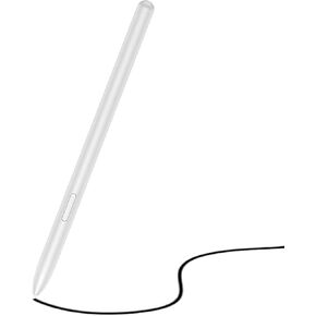 Tab S7 FE S Pen Replacemen Stylus Pen for Samsung Galaxy Tab S7 FE SM-T730, SM-T733, SM-T736B Touch Pen + Tips/Nibs (Mystic Black)