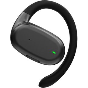 Single Earbud Open Ear Headphones Wireless Bluetooth Air Bone Conduction Headphones Head Set Bluetooth Open Ear Bone Conduction Earbuds Headset Conducting Earphones Bluetooth Earpiece with Earhooks