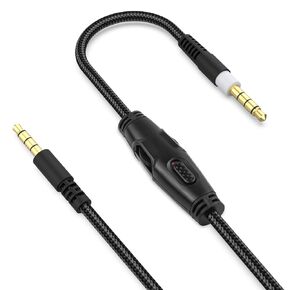 Cloud Alpha Cable Compatible with Kingston Hyperx Cloud Alpha and Cloud Mix Gaming Headset with Mute and Volume Control
