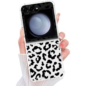 KANGHAR Galaxy Z Flip 6 Case Clear Cute Butterfly Pattern Soft TPU Bumper Shockproof Anti-Scratch Slim Phone Cover Designed for Samsung Galaxy Z Flip 6 Cases