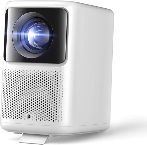 جهاز عرض Dangbei الذكي 1080P، 400 ISO Lumens، مرخص رسميًا من Netflix، صورة 120 بوصة، جهاز عرض منزلي مزود بواي فاي وبلوتوث مع مكبر صوت دولبي مزدوج 6 وات، تركيز تلقائي in Kuwait