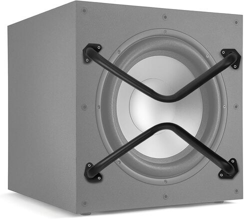Tongze 8 "Speaker Bar Grill: غطاء شواية مكبر صوت للسيارة معدني أسود غير لامع، واقي غطاء شواية مضخم الصوت in Kuwait