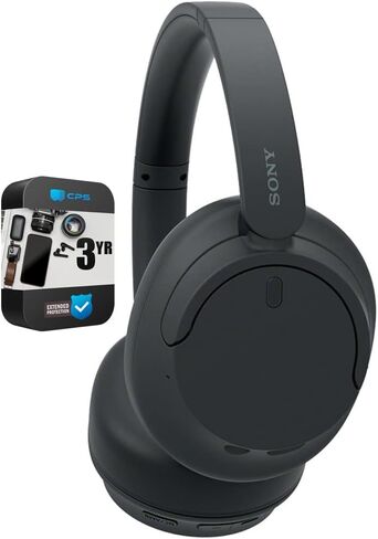 Sony WH-CH720N/B Wireless Noise Cancelling Headphone Black Bundle with 3 YR CPS Enhanced Protection Pack in Saudi Arabia