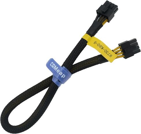 COMeap GPU Power Cable for Dell PowerEdge R720 720XD R730, CPU 8 Pin male to Dual 8 Pin(6+2) male PCIe Power Adapter for NVIDIA Tesla GPU J30DG 15-inch(38cm) in Saudi Arabia