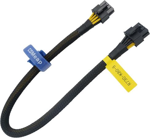 COMeap GPU Power Cable for Dell PowerEdge R720 720XD R730, CPU 8 Pin male to Dual 8 Pin(6+2) male PCIe Power Adapter for NVIDIA Tesla GPU J30DG 15-inch(38cm) in Saudi Arabia