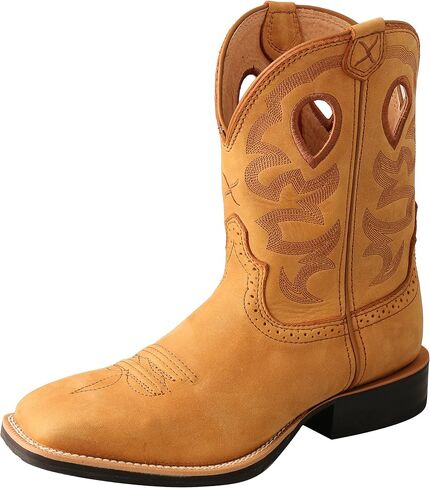 Twisted X - Women's 9" Ruff Stock Boot - Western Boots for Women, Honey & Honey, 8 C in Saudi Arabia