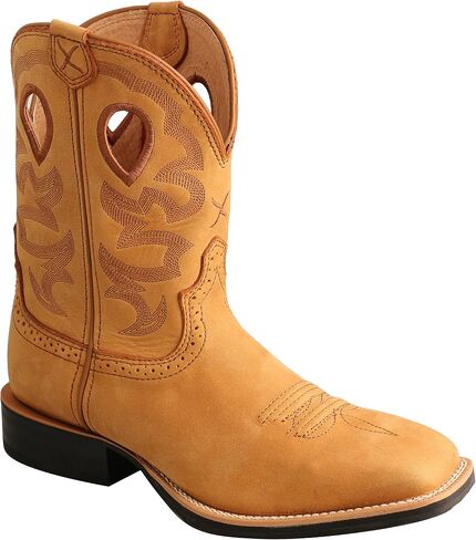 Twisted X - Women's 9" Ruff Stock Boot - Western Boots for Women, Honey & Honey, 8 C in Saudi Arabia