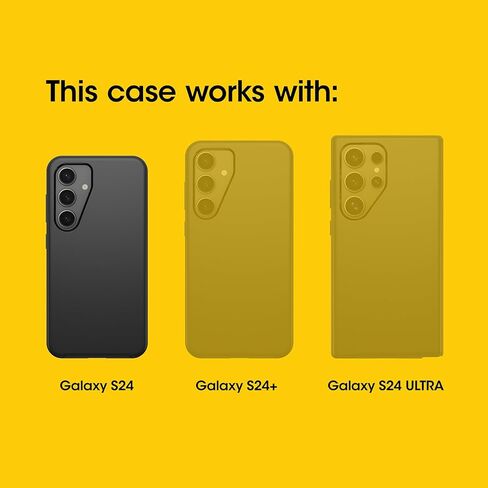 OtterBox Samsung Galaxy S24 Screen Protector Polyarmor Premium - CLEAR, 60% recycled material, vivid clarity, true touch response, easy installation in Saudi Arabia