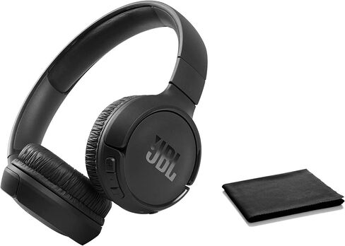 JBL Tune 510BT: Wireless Bluetooth On-Ear Headphones with Purebass Sound - with Cleaning Cloth in Saudi Arabia