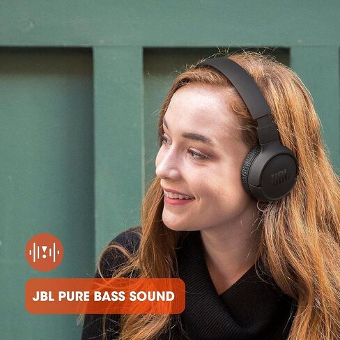 JBL Tune 510BT: Wireless Bluetooth On-Ear Headphones with Purebass Sound - with Cleaning Cloth in Saudi Arabia