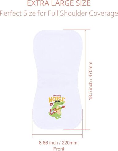 10-Pack Burp Cloths for Baby Boys and Girls - Organic Baby Burp Cloth,Baby Washcloths, Burp Rags, Large Neutral Burp Clothes for Newborn in Saudi Arabia