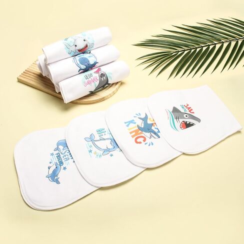 10-Pack Burp Cloths for Baby Boys and Girls - Organic Baby Burp Cloth,Baby Washcloths, Burp Rags, Large Neutral Burp Clothes for Newborn in Saudi Arabia