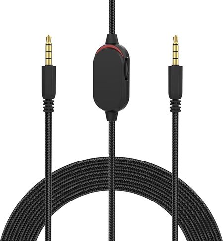 سلك كابل صوت بطول 1.6 متر متوافق مع سماعات الرأس Alienware AW310H AW510H AW920H، وصلة سلك كابل بديلة 3.5 مم in Kuwait