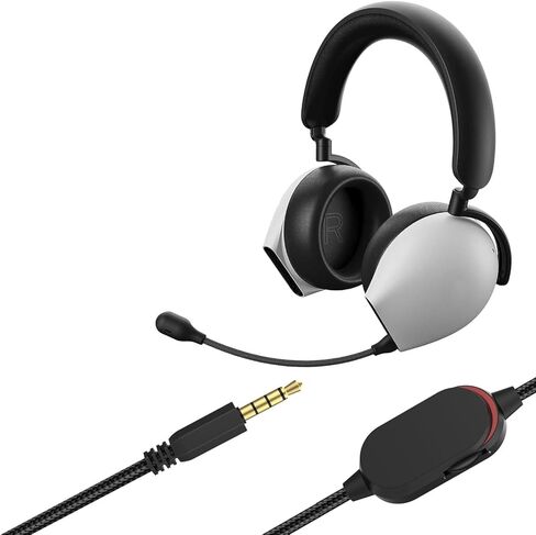 سلك كابل صوت بطول 1.6 متر متوافق مع سماعات الرأس Alienware AW310H AW510H AW920H، وصلة سلك كابل بديلة 3.5 مم in Kuwait