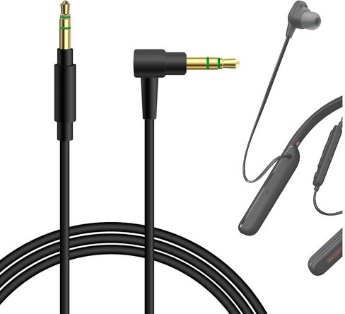 كابل صوت Geekria متوافق مع Sony WI-1000XM2 WH-ULT900N WH-XB920N WH-XB910N WH-1000XM5 WH-1000XM4 INZONE H5 كابل سماعات الرأس، 1/8 بوصة (3.5 مم) إلى 3.5 مم سلك ستيريو بديل (4 أقدام/1.2 متر) in Saudi Arabia