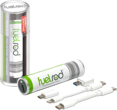 مجموعة شاحن محمول USB-C - حزمة من 2 - تتضمن جميع الكابلات والمحولات المتوافقة مع جميع الأجهزة اللوحية والهواتف الذكية، وبنك الطاقة الاحتياطي القابل لإعادة الشحن، واستبدال القضيب المشحون في الكشك in Saudi Arabia