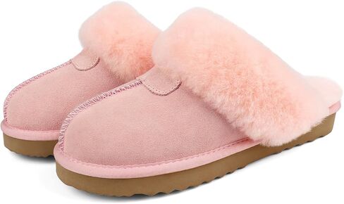 Fuzzy Slippers for Women Memory Foam Flat Outdoor Indoor Faux Fur Cozy Slippers in Saudi Arabia