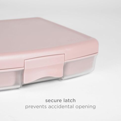 Ubbi Bento Lunch Box for Kids Back to School with 4 Compartments, BPA-Free, Leakproof, Dishwasher Safe, Food-Safe Material, Portion-Controlled Lunch Container, Blush Pink in Saudi Arabia