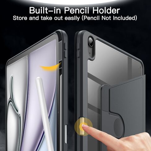 JETech 360° Rotating Case for iPad Air 13" M4/M3/M2, Purple in Kuwait