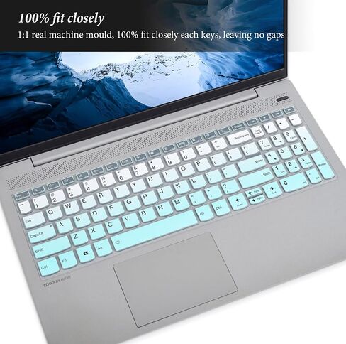 Keyboard Cover for 2024 Lenovo IdeaPad 1 Student Laptop 15IJL7 15ADA07 15IAU7 15ALC7 15.6" / IdeaPad 1i, Lenovo V15 G4 G3 G2/ThinkBook 15 G4 G3 G2/IdeaPad Flex 5 5i 16"/Yoga 7i/Yoga Slim 7 Skin-Black in Saudi Arabia