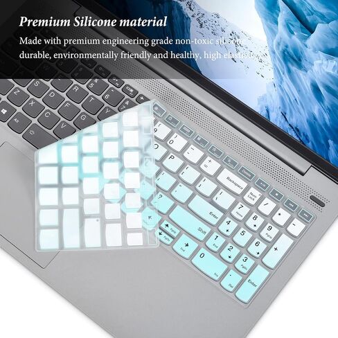 Keyboard Cover for 2024 Lenovo IdeaPad 1 Student Laptop 15IJL7 15ADA07 15IAU7 15ALC7 15.6" / IdeaPad 1i, Lenovo V15 G4 G3 G2/ThinkBook 15 G4 G3 G2/IdeaPad Flex 5 5i 16"/Yoga 7i/Yoga Slim 7 Skin-Black in Saudi Arabia