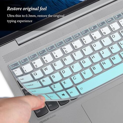 Keyboard Cover for 2024 Lenovo IdeaPad 1 Student Laptop 15IJL7 15ADA07 15IAU7 15ALC7 15.6" / IdeaPad 1i, Lenovo V15 G4 G3 G2/ThinkBook 15 G4 G3 G2/IdeaPad Flex 5 5i 16"/Yoga 7i/Yoga Slim 7 Skin-Black in Saudi Arabia