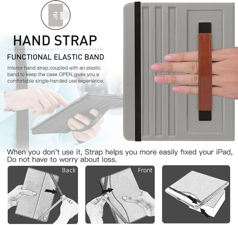 ZtotopCases for iPad Air 13 inch Case 2024 (M2) /iPad Pro 12.9 Inch Case 3rd Gen 2018, Premium Leather Folio Cover (Supports iPad Pencil Charging), Auto Sleep/Wake for iPad Air 13" Case 2024 – Black in Kuwait