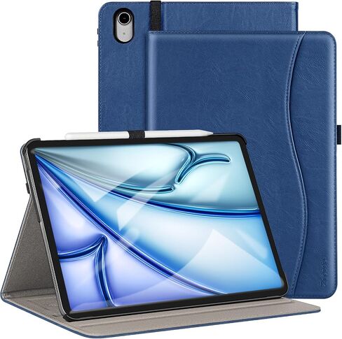 ZtotopCases for iPad Air 13 inch Case 2024 (M2) /iPad Pro 12.9 Inch Case 3rd Gen 2018, Premium Leather Folio Cover (Supports iPad Pencil Charging), Auto Sleep/Wake for iPad Air 13" Case 2024 – Black in Kuwait