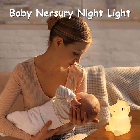 Night Light for Kids Bunny Lamp,Cute Night Light for Girls,Rechargeable Baby Nursery Night Light Toddler Nightlight for Bedroom, Cute Gifts Animal Bunny Kids Lamp Kawaii Room Decor in Kuwait