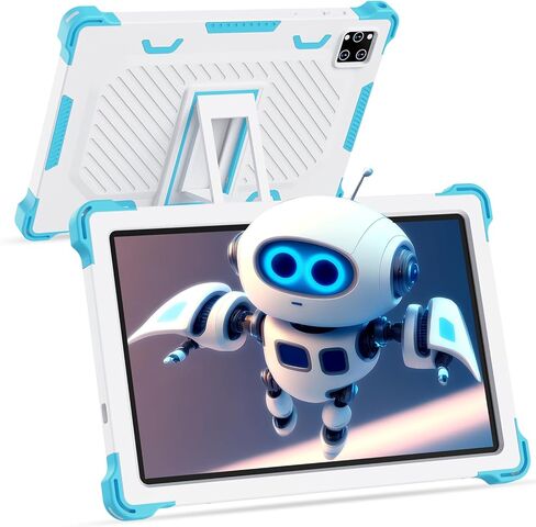 10 inch Kids Tablet Android 14 Tablet for Kids with Case, Octa-Core 10GB+64GB, iWawa Installed, Parental Control, WiFi, Bth 5.2, Dual Camera, 5000mAh Childrens Tablet for Toddler Gift(Blue) in Saudi Arabia