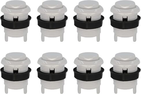 SJ@JX Arcade 28mm Push Button Keyboard MX Microswitch Screw-in Type Button in Saudi Arabia