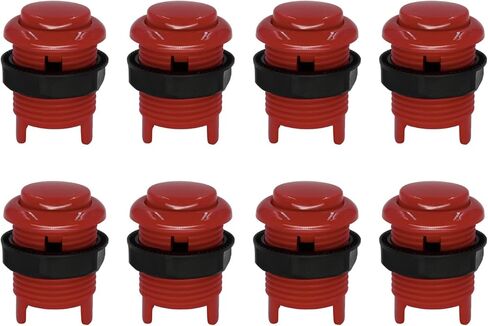 SJ@JX Arcade 28mm Push Button Keyboard MX Microswitch Screw-in Type Button in Saudi Arabia