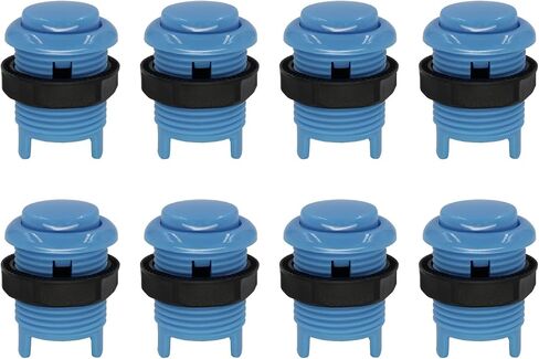 SJ@JX Arcade 28mm Push Button Keyboard MX Microswitch Screw-in Type Button in Saudi Arabia