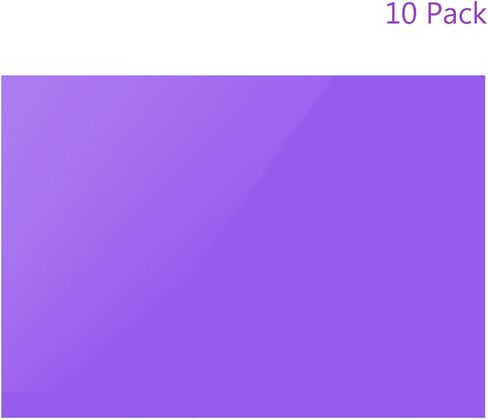 DMiotech 10 قطع من جل تصحيح الضوء، طبقة من البلاستيك الشفاف PVC باللون الأزرق للصور والأفلام والفيديو in Kuwait