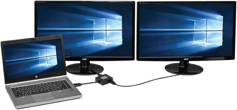 Tripp Lite 2-Port DisplayPort to HDMI Multi-Stream Transport (MST) Hub, DP 1.2 to HDMI, 3840x2160 4K x 2K @ 24/30Hz (B156-002-HD-V2) in Saudi Arabia