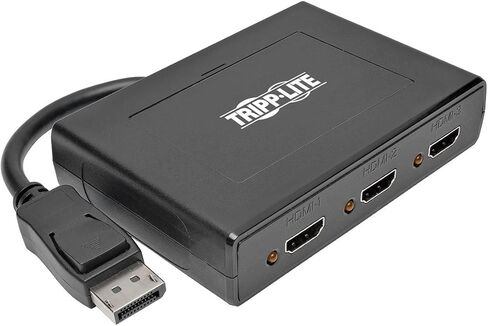 Tripp Lite 2-Port DisplayPort to HDMI Multi-Stream Transport (MST) Hub, DP 1.2 to HDMI, 3840x2160 4K x 2K @ 24/30Hz (B156-002-HD-V2) in Saudi Arabia