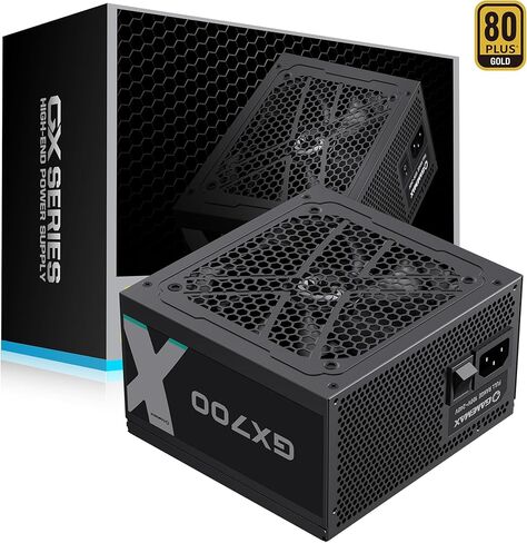 GAMEMAX GM Series Power Supply, Semi-Modular, 80 Plus Bronze, GM-500 Modular, Black in Kuwait