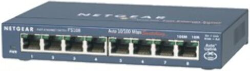 محول سطح المكتب NETGEAR FS108 10/100 - سويتش - 8 منافذ in Kuwait