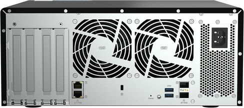 QNAP TS-h1290FX-7232P-64G-US 12 Bay U.2 NVMe/SATA All-Flash Desktop NAS مثالية لبيئات المكاتب، وتحرير الفيديو التعاوني 4K/8K، ومشاركة الملفات in Kuwait