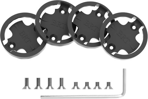 Computer Bike Mount For Wahoo, 4 Pack Wahoo Mount Insert Compatible with Out Front Wahoo Cycling Computer Mounts, Wahoo Bike Computer Mounts Replacement Base, Cycling Combo Mount Road MTB Accessories in Saudi Arabia