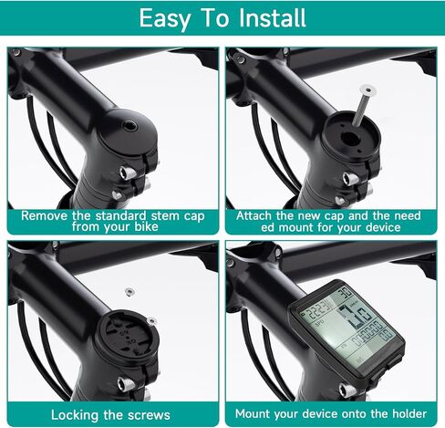 Computer Bike Mount For Wahoo, 4 Pack Wahoo Mount Insert Compatible with Out Front Wahoo Cycling Computer Mounts, Wahoo Bike Computer Mounts Replacement Base, Cycling Combo Mount Road MTB Accessories in Saudi Arabia
