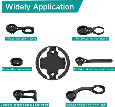Computer Bike Mount For Wahoo, 4 Pack Wahoo Mount Insert Compatible with Out Front Wahoo Cycling Computer Mounts, Wahoo Bike Computer Mounts Replacement Base, Cycling Combo Mount Road MTB Accessories in Saudi Arabia