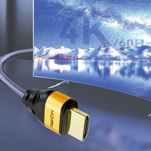 كابل HDMI صغير بطول 75 قدم إلى HDMI، موسع كابل HDMI 4K60HZ مع معزز إشارة مدمج، كابل HDMI V2.0 مع دعم التعادل HDR in Kuwait