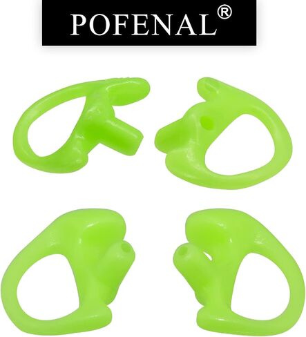 Universal Replacement Insert Silicone Soft Earmold for Baofeng Motorola Kenwood Retevis Midland Two Way Radios Headset (Black, 8 Pair, Large_2 Pair; Medium_4 Pair; Small_ 2 Pair) in Saudi Arabia
