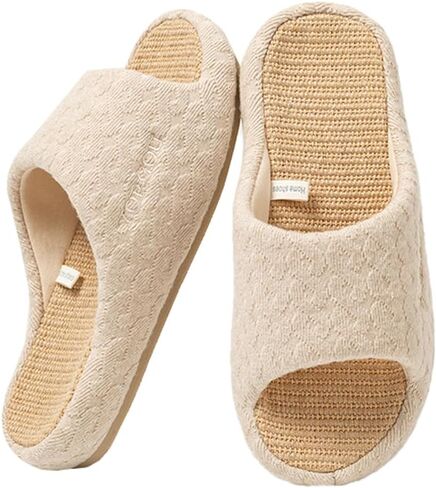 Casual Open Toe Slippers Anti-slip House Slipper For Women Comfy Home Shoes Cute Slippers Indoor Outdoor in Saudi Arabia