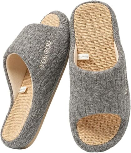 Casual Open Toe Slippers Anti-slip House Slipper For Women Comfy Home Shoes Cute Slippers Indoor Outdoor in Saudi Arabia
